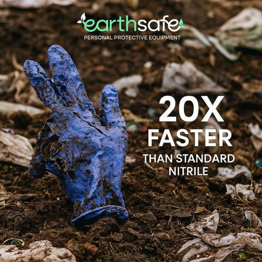 Biodegradable nitrite gloves dissolve quick