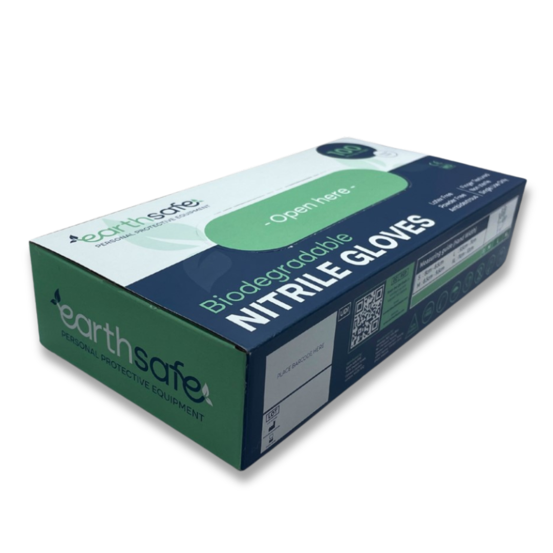 Biodegradable Nitrile Gloves by Earth Safe PPE